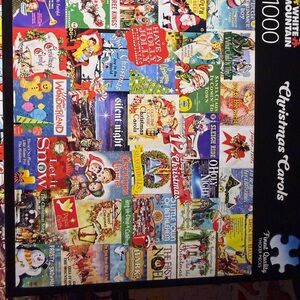 Christmas Carols 1000-Piece Jigsaw Puzzle - Holiday Collage